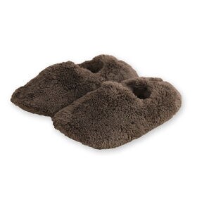 【ダークブラウン/XLサイズ（26.5-27.5cm）】もこもこボアルームシューズ（ショートタイプ）