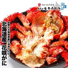【650g前後】北海道 浜茹で花咲がに ※さばき方パンフ同梱