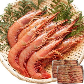 【計4kg/1箱(20-40尾×2)】有頭アルゼンチン赤えび L1サイズ お刺身用
