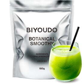 【180g】BIYOUDO ボタニカルスムージー グリーンミックスフレーバー | 16kcalで置き換えダイエット 低カロリー設計と栄養バランスを両立。美と健康のスムージー
