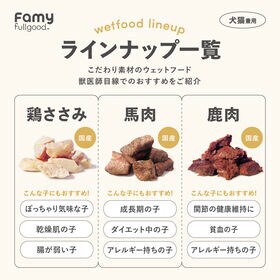 【50g×6袋セット】Famy fullgood ウェットフード 馬肉 ドッグフード