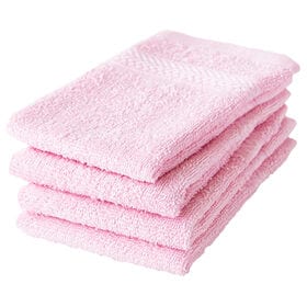 ハンドタオル【ベビーピンク　4枚セット】