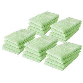 ハンドタオル【ライトグリーン　20枚セット】