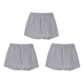 【グレー/3XLサイズ】メンズトランクス 3枚セット