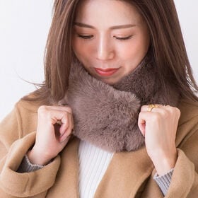 【グレージュ】マグネット型でシンプル コンパクトなふわふわテ...