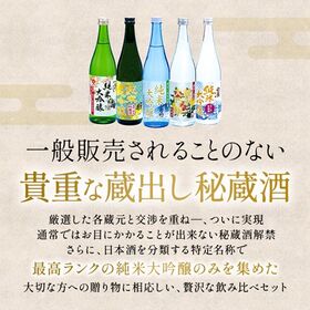 【 720ml×5本】5酒蔵の全て純米大吟醸 飲み比べ[JS35]