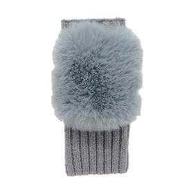 【グレー】もふもふフィンガーレスミトン