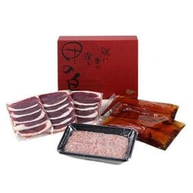 【島根】本鴨鍋セット(2－3人前)本鴨ロース肉100g×3、本鴨つみれ100g、スープ600g×2