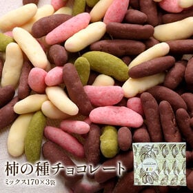 【計510g(170g×3袋)】柿の種チョコ ミックス