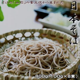【800g（100g×8束）】日本そば