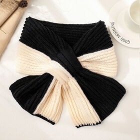 【ブラック】バイカラーマフラー 差し込みタイプ