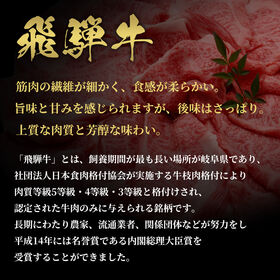 【260g】飛騨牛 花盛カルビ焼肉5種260g ※八角折箱