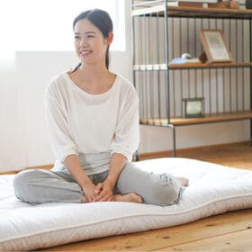 【日替わり数量限定】【ダブル】抗菌防臭 防ダニ 軽量 敷き布団(※日本製／厚さ約8cm)【先行チケット利用NG】