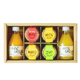 【和歌山】伊藤農園　100%ピュアジュース180ml×2本＆ピュアフルーツ寒天ジュレ×4個セット