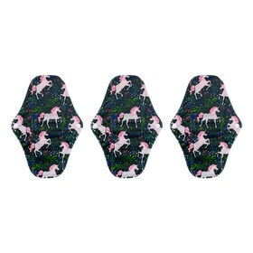 【ユニコーン/3枚セット】洗えるロング布ナプキン