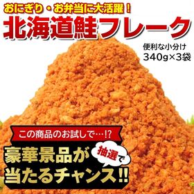 【豪華景品が抽選で当たる！】 鮭フレーク 3袋セット .北海道グルメ福袋2026. 【M】