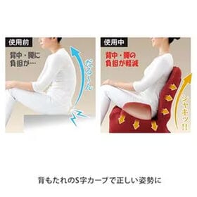 【ダークブラウン】美姿勢習慣くつろぎプレミアム