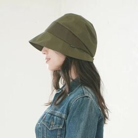 【モスグリーン】透湿・撥水・UVカット『ハンクハット』
