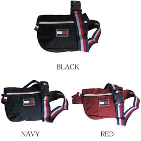 【日替わり数量限定】【レッド】トミーフィルフィガー ウエストポーチ ボディバッグ【先行チケット利用NG】