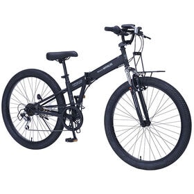 【マットブラック】 折畳セミファット26・6SP・Fサス