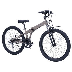 【モカブラウン】 折畳セミファット26・6SP・Fサス