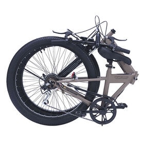 【モカブラウン】 折畳セミファット26・6SP・Fサス