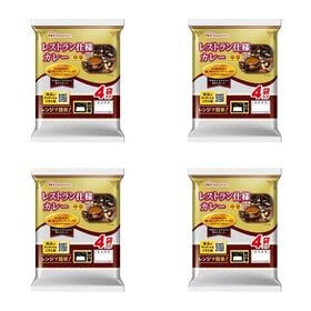 【計16食】レストラン仕様カレー中辛 | あると嬉しい！日本ハムのレトルトカレー！レンジで簡単 約60秒で出来上がり！！