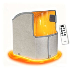 【7面タイプ／サンドベージュ】7面パネルヒーター（リモコン付／転倒時自動OFF機能）