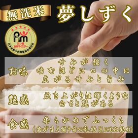 【佐賀】無洗米『夢しずく』5kg(令和7年産)