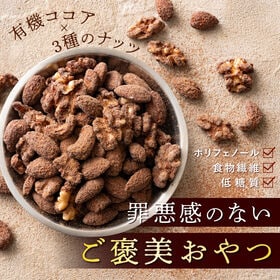 【300g(300g×1)】有機ココア使用 3種のカカオミックスナッツ