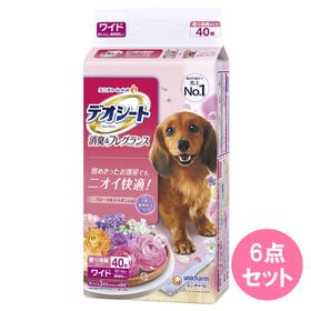 デオシート消臭＆フレグランスフローラルシャボンーワイド 40...