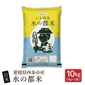 【10kg(5kg×2袋)】【白米】愛媛県西条市産 水の都米