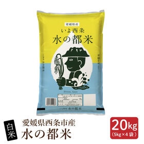 【20kg(5kg×4袋)】【白米】愛媛県西条市産 水の都米