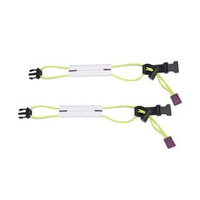 【蛍光グリーン】自転車巻き込み防止 裾止め反射バンド 2本セット