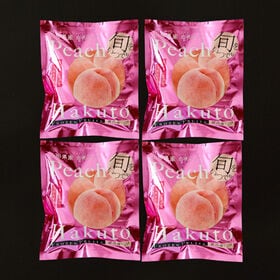 【100g×4袋】「凍眠フルーツ」 白桃4袋セット