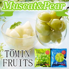 【2種各1袋/計200g】「凍眠フルーツ」2種セット（シャインマスカット/ラフランス） | フルーツ本来の香りや甘さをお楽しみください