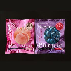 【2種各1袋/計180g】「凍眠フルーツ」2種セット（白桃/ナガノパープル）