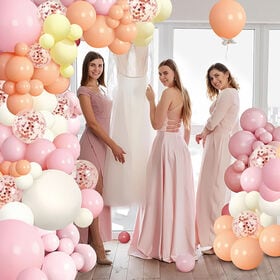 【計97個】様々なお祝いに使えるパーティーバルーンセット【オレンジ】