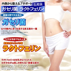 【約6ヵ月分/360粒】ガセリ菌＆ラクトフェリン 1日でヨーグルト約1個分の乳酸菌！