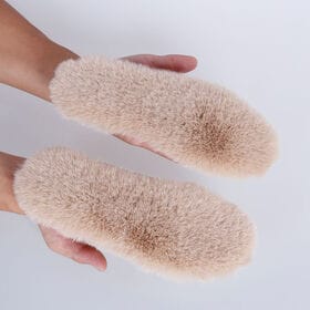 【ベージュ/38(24.0cm)】もこもこインソール