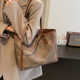 【ブラウン】トートバッグ