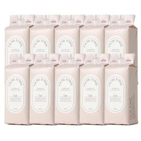 【しっかり厚手タイプ／60枚入り／10個セット】フェイシャルタオル