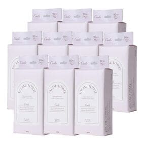 【薄手タイプ／90枚入り／10個セット】フェイシャルタオル