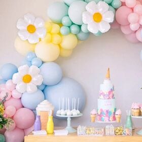 【計127個】様々なお祝いに使えるパーティーバルーンセット【フラワー】