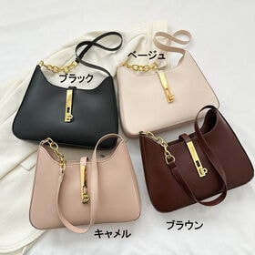 【キャメル】コンパクトワンショルダーバッグ