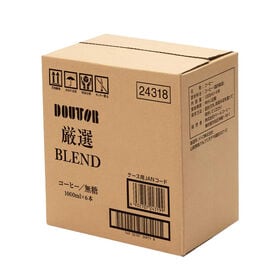 【1000ml×6本入】ドトールコーヒー 　厳選ブレンドアイスコーヒー（無糖）