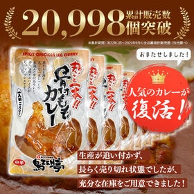 【280g×20食】丸ごと1本！骨付きももカレー