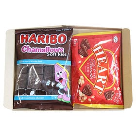 ハリボー チョコマシュマロとミニハートチョコレート（ピーナッツ）セット