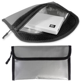 『防災士監修』 防炎ポーチ（モバイルバッテリーの爆発を軽減！！）