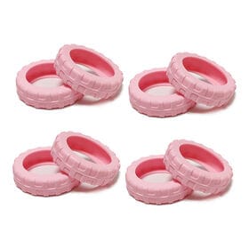 【ピンク/S】キャスターカバー 8個セット